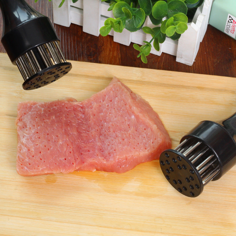 Household broken tendon tenderizing needle Pork chop Chicken chop Chicken wing meat loosening needle Beat hammer Stainless steel steak hole piercer Pork skin insert
