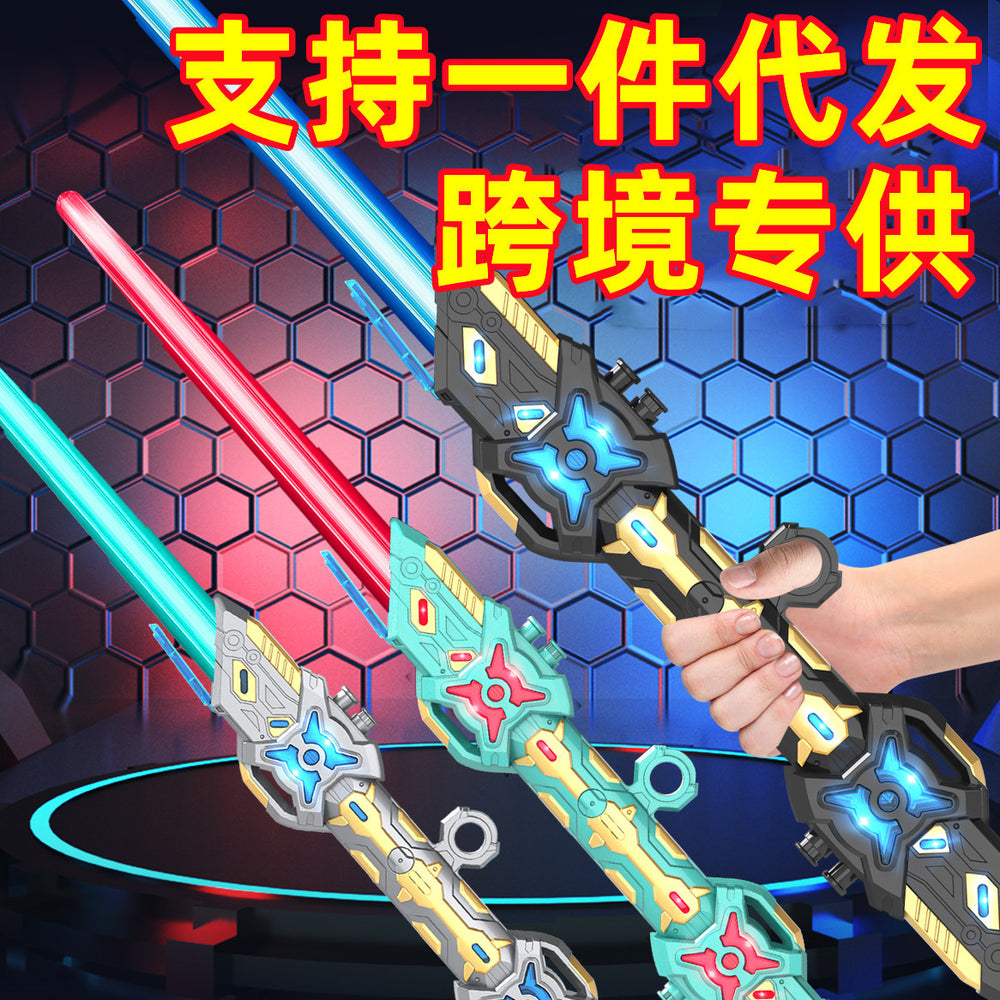 bestseller: razer lightsaber - star wars edition - kids' light-up thousand blades, finger-spinner, rotating, multi-color, gravity-sensing toy knife