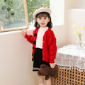 Girls' knit sweater cardigan -  collection - baby & toddler bubble sleeve knitwear