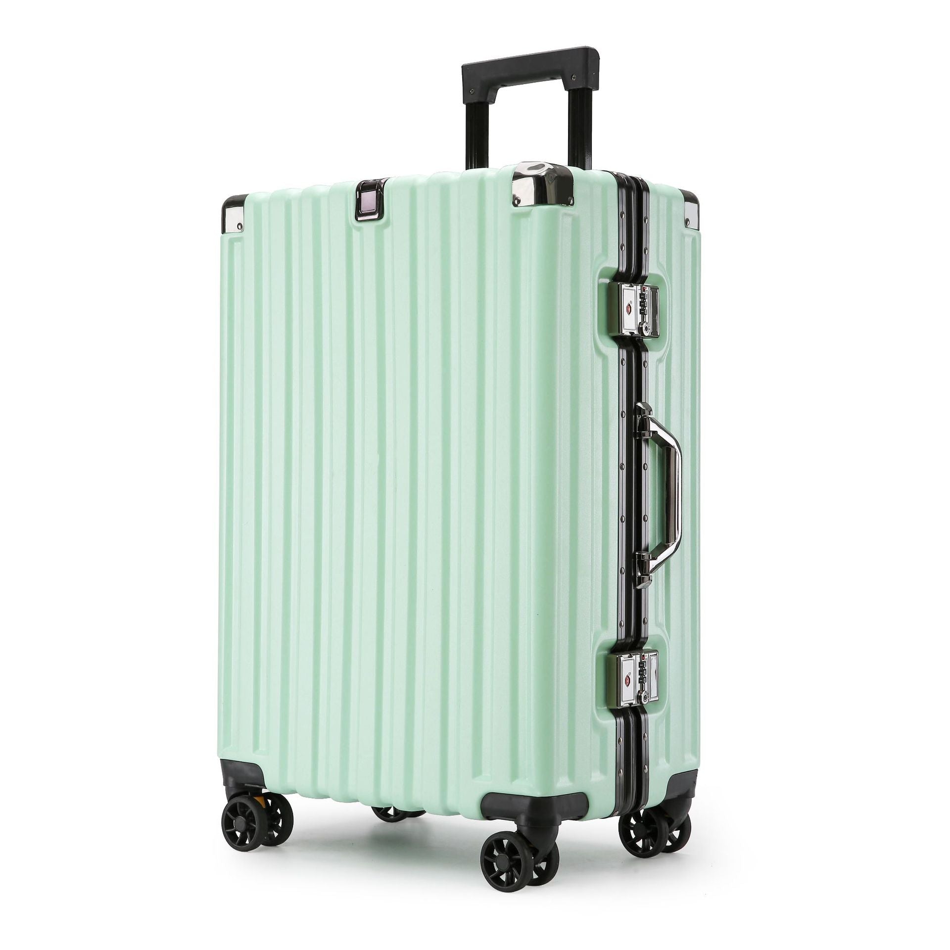 Cross-border luggage male student silent universal wheel 24 zipper box female new password box 26-inch suitcase wholesale