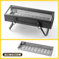Outdoor charcoal grill - smokeless, foldable bbq grill, heavy-duty portable picnic charcoal grill, home carbon barbecue grill