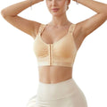 Amazon's new front-button push-up bra slimming look seamless intimates fitness breathable bra powder bottom bra