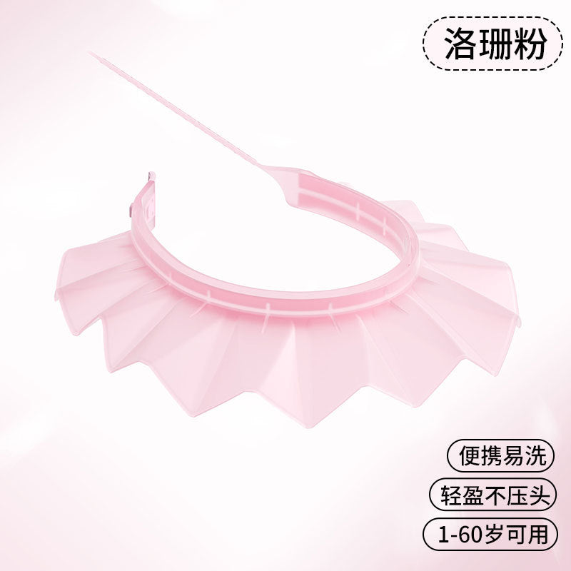 1kids silicone shampoo cap baby hair washing handy gadget water blocking cap kids bath supplies kids bath shower cap