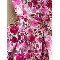 code new arrival  original women's elegancefloralsprinting round neck back slit a-line skirt