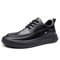 2025 new men's autumn soft-soled lightweight anti-slip casual shoes - versatile, breathable, trendy british style leather shoes for men
