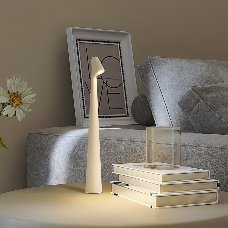 New arrival rechargeable touch table lamp creative casual eye protection night light bedroom study reading lamp rotate decorative table lamp