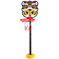 Free shipping cartoon basketball hoop set - indoor kids' basketball goal with adjustable height - wholesale sports toys
