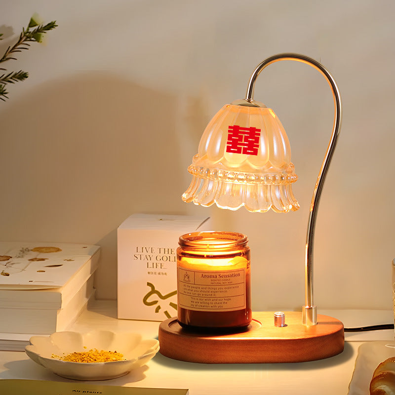 Wedding aromatherapy lamp bedside lamp wedding room dowry lamp wedding red wax melting lamp everbright lamp wedding gift for the newlyweds
