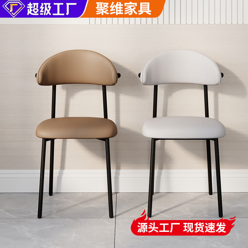 Wholesale luxury dining chairs: leather cushioned casual chairs, direct from the factory. ideal for hotel reception areas and commercial banquet events