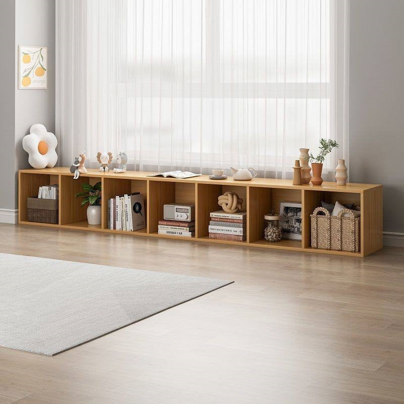 Balcony bay window storage cabinet storage rack cabinet storage cabinet plaid cabinet floor-standing single-layer low cabinet bookshelf for home bookcase