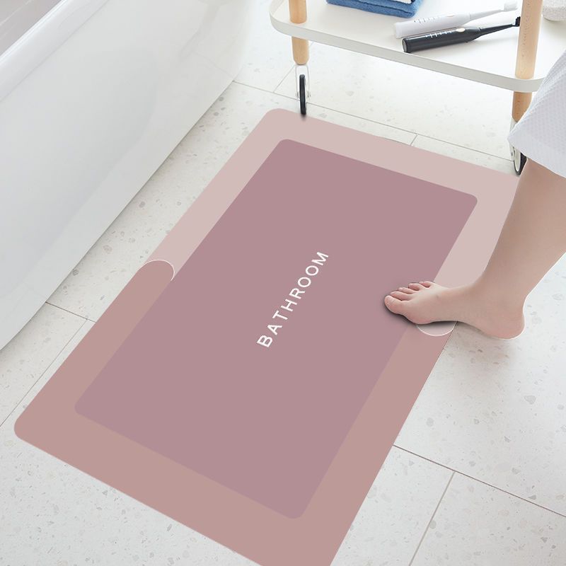 soft diatom mud floor mat bathroom non-slip mat casual toilet bathroom door absorbent quick-drying foot mat