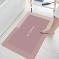 soft diatom mud floor mat bathroom non-slip mat casual toilet bathroom door absorbent quick-drying foot mat