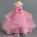 New wholesale girls' dresses, beaded butterfly wedding gowns, princess dresses, piano recital dresses, girl dress