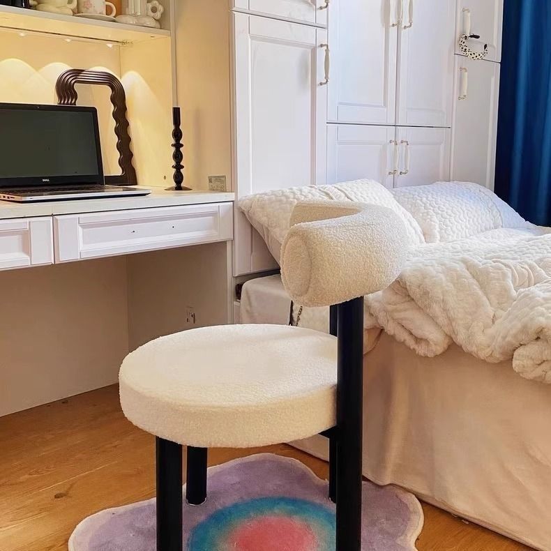 Cosmetic chair for girls' bedroom, special dressing table chair, popular thickened dressing stool, popular manicure and makeup stool
