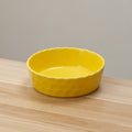 New arrival cream style pure color ceramic bowl hammer pattern design underglaze color fruit bowl for home high-looking salad bowl wholesale