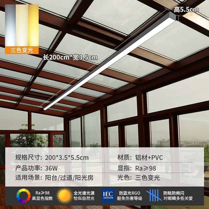 Minimalist aisle light corridor light sun room cloakroom balcony ceiling light minimalistled strip light entrance lamp