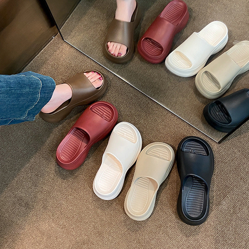 "eva platform sandals with hidden wedge heel - women's 2025 summer collection: comfortable, stylish, and perfect for beach & outdoor wear"