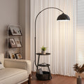 Fishing floor lamp retro living room sofa with storage rack all-in-one table lamp medievalclassy bedroom bedside lamp