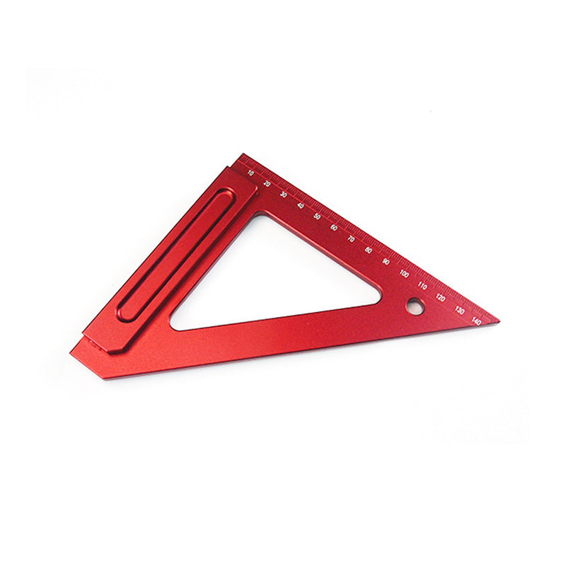 150MM aluminum alloy triangle ruler, woodworking triangle ruler, square ruler, woodworking aids, woodworking tools