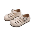 Vancahao children's shoes  summer new girls' fashion closed-toe roman sandals boys' birkenstock-style shoes kids' sandals