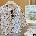 Kids' long-sleeve shirt: new spring/autumn collection - boys' cotton polo shirt, toddler cartoon outerwear, children's clothing