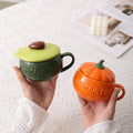 Instagrammable cute ceramic mug - creative home breakfast oatmeal tea cup - office milk coffee mug