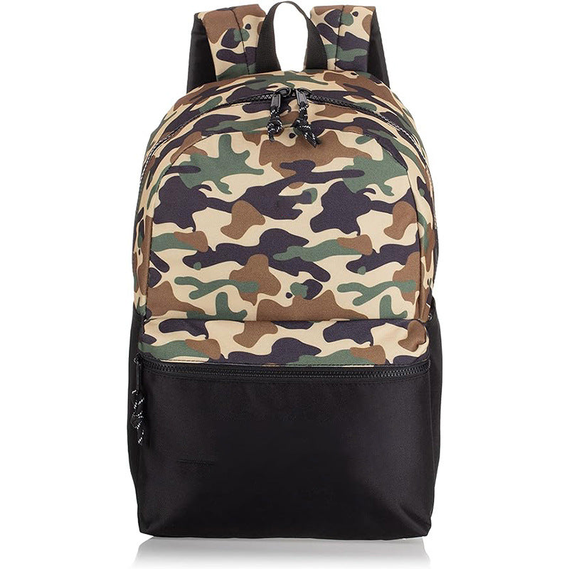 Popular casual backpack simple large capacity travel backpack unisex trend student foldable outdoor bag