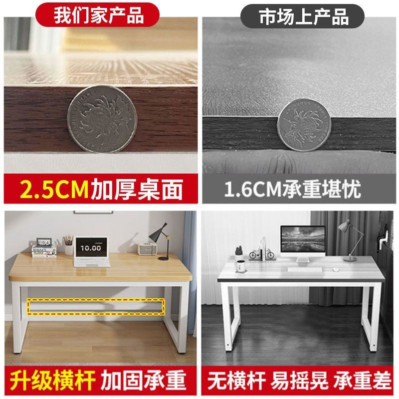 Simple desk computer desk desktop home writing workstation study table minimalist rectangular office desk small table