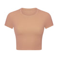 New spr ribbed high-stretch shaping workout yoga top - slim fit, figure-flattering, short sleeve activewear for women (ds371)