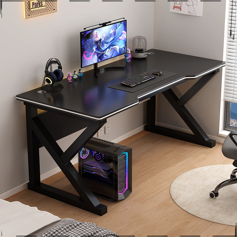 Computer desk Desktop simple e-sports table and chairs Home desk Student writing desk Audio table Workbench Desk
