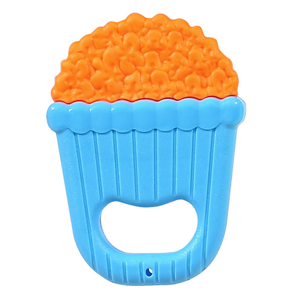 Cross-border  export popcorn rattle hand grab toothpaste bulk bed bell toy accessories tooth bite baby toys