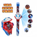 Ultraman kids' toys cartoon hero light-up projector zero tiga geed electronic watch student gift