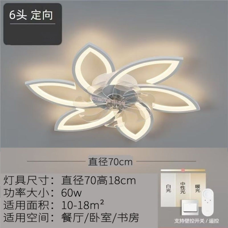 Bedroom fan light casualnew arrival smart voice bedroom light ceiling lamp with fan restaurant fan light zhongshan