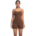 European and american nude feel yoga tank top bodysuit - high-intensity training, dance, and fitness leotard