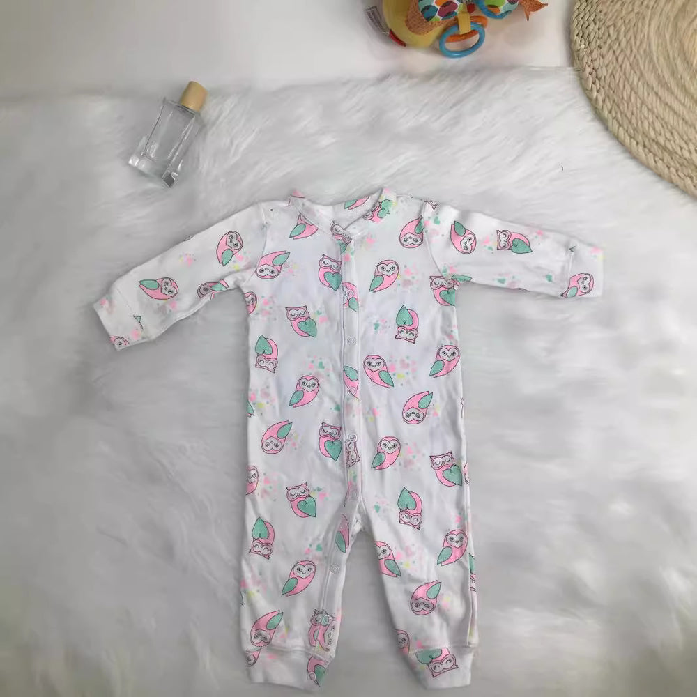 Export baby spring & fall jumpsuit baby girl pure cotton type a long climbing infant long sleeves jumpsuit rompers
