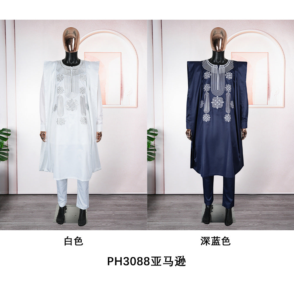 e-commerce: men's african robes, suits, shirts, three-piece sets, formal wear, and gowns for , , and other platforms