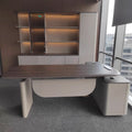 Saint li electric adjustable desk - executive office table, smart dual motor, minimalist modern, light luxury, high-end office electric desk