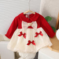 Girls' dress - spring/autumn new arrivals  - korean style, cute & sweet, baby girl adorable bear bow princess dress