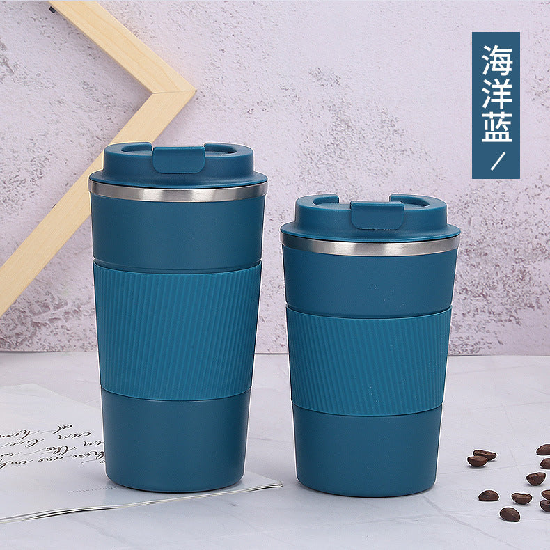 New 304 stainless steel coffee mug - portable, office desk thermos, outdoor travel tumbler, car cup - wholesale