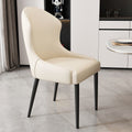 Dining chair - modern minimalist home restaurant chair, comfortable backrest, iron art dining table chair, nordic light luxury hotel chair