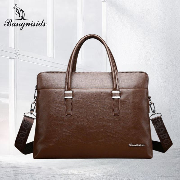 Manufacturer's new men's messenger business briefcase wear-resistant leisure bag men's bag handbag horizontal shoulder handbag