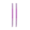 Shurmei straight handle double-ended eyebrow razor - women's safe micro-adjustment beginner eyebrow shaving kit tool set