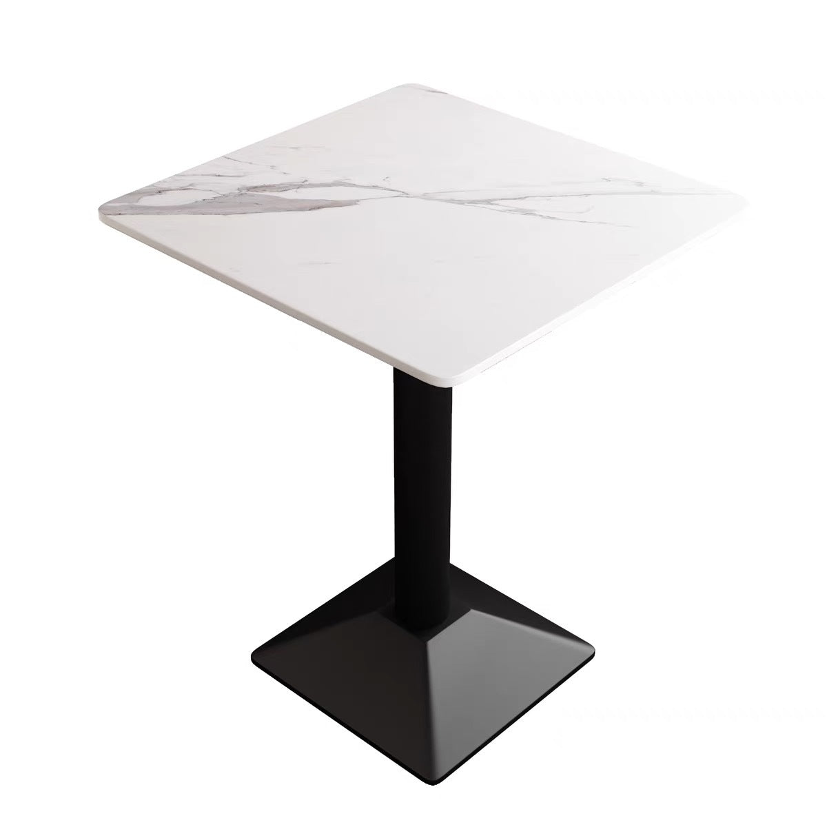 Company Staff School Canteen Restaurant Table and Chair Combination Catering Noodle House Fast Food Snack Bar Milk Tea Shop Rock Slate Table