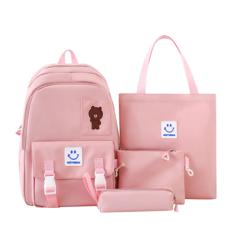 Cross-border 2025 new trend Mori school backpack Korean version of simple and fashionable student casual schoolbag