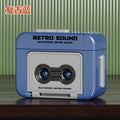 New mini retro cassette player - plays music & recordings, fun music box, compact & portable, hanging ornament