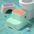 Kids stool thickened baby double-layer footstool non-slip stool plastic small bench toilet stool stable double-layer design