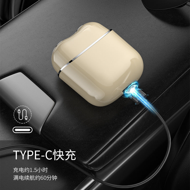 Portable mini electric shaver with magnetic floating sensor head - car shaver, quick charge, washable, live stream hot seller