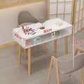 Japanese style wooden nail salon desk small single and double popular double layer manicure table manicure table manicure table