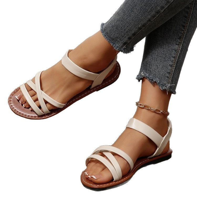 summer new arrivals: plus size flat sandals for women (sizes 36-43). wholesale available. dropshipping to  and