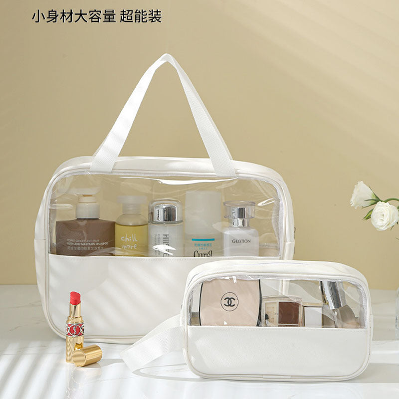 Yulang portable cosmetic bag three-piece set portable large-capacity travel bath storage bag waterproof swimming toilet bag